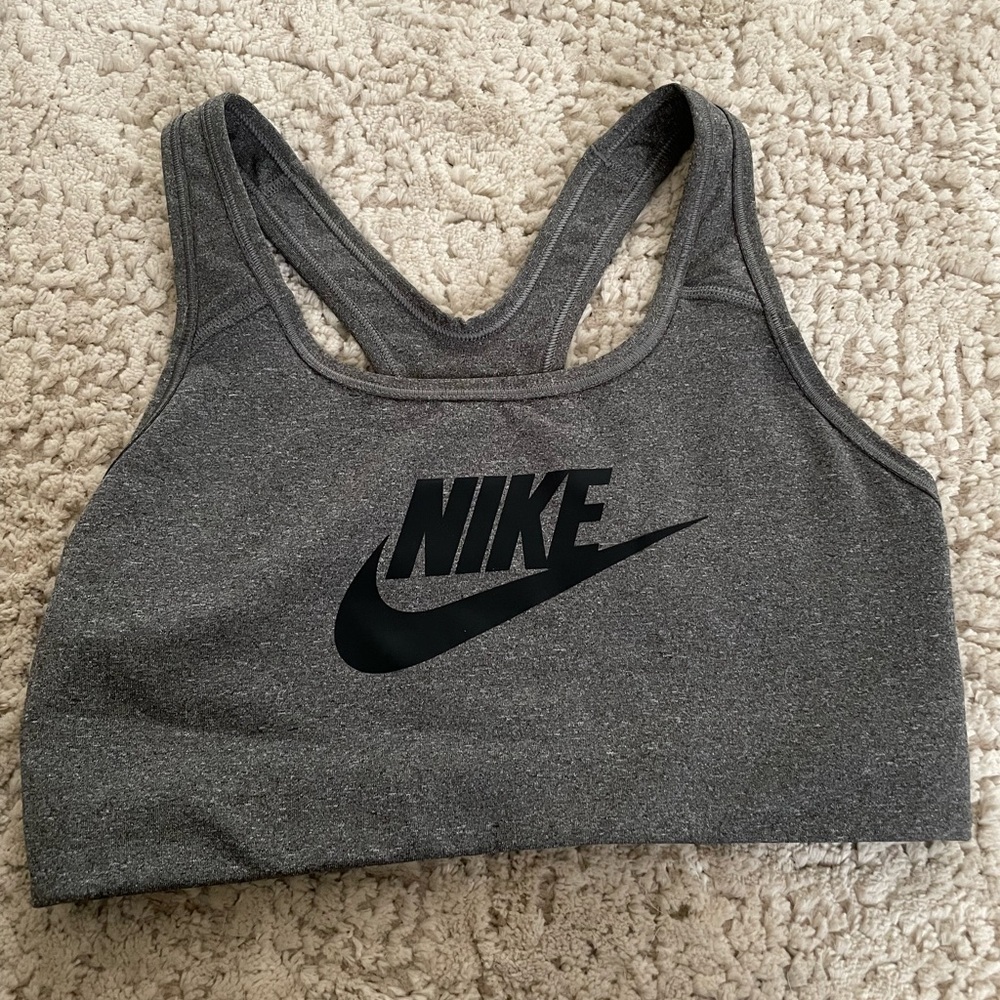 Nike Gray Dri-fit Sports Bra